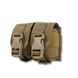 Тактический подсумок под 2 гранаты Kiborg GU Double Mag Pouch Coyote 4073 фото 2