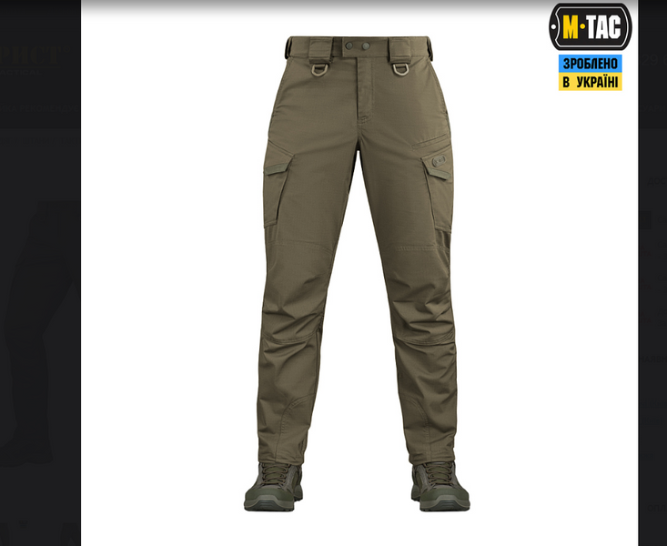 Штани M-Tac Aggressor GEN.II Flex ріп-стоп темна олива 03824-40/34 фото