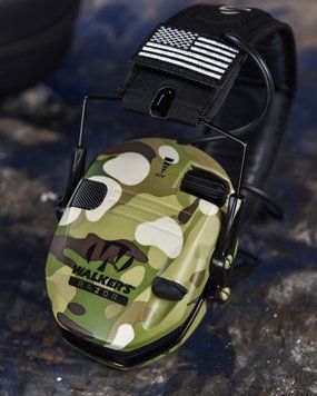 Наушники активные тактические шумоподавляющие Walker's Razor Slim Оливковый ВН1022 86237 фото