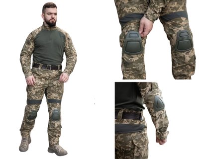 Військовий костюм Hawk Tornado (сорочка Ubacs(Убакс) з налокітниками+штани з наколінниками) піксель Rip-Stop  01241572 фото