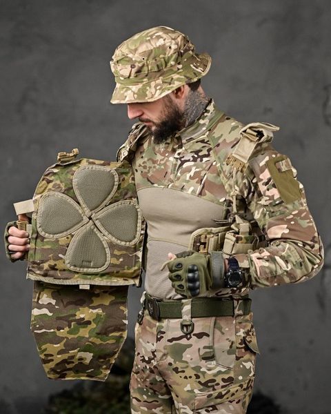 плитоноска 4 быстрых сброса Cordura мультикам ВТ7929 89849 фото