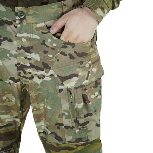 Тактичні штани з наколінниками Kalista Military Full-Pro ріп-стоп мультикам 1389-56 фото