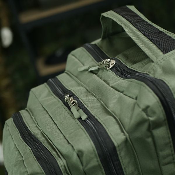 Рюкзак тактический 30 л с системой MOLLE Олива (производство Украина) 6027 фото