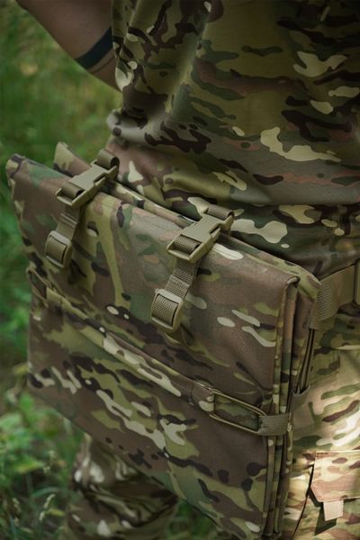 Трехсекционный коврик (каремат) для сидения мультика Cordura 1000D 2603-0121-00 фото