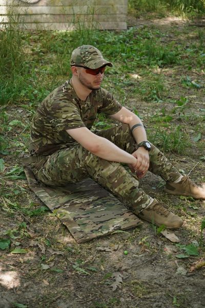 Трехсекционный коврик (каремат) для сидения мультика Cordura 1000D 2603-0121-00 фото