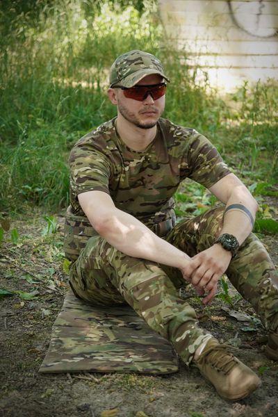 Трехсекционный коврик (каремат) для сидения мультика Cordura 1000D 2603-0121-00 фото