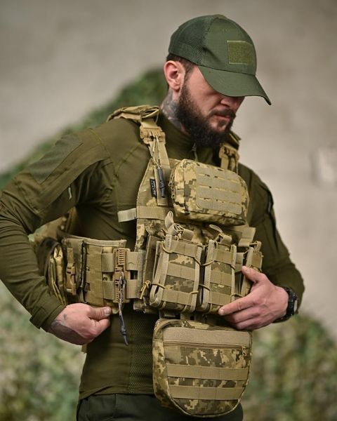 Плитоноска 7.62 з рюкзаком піксельТР6022 95817 фото