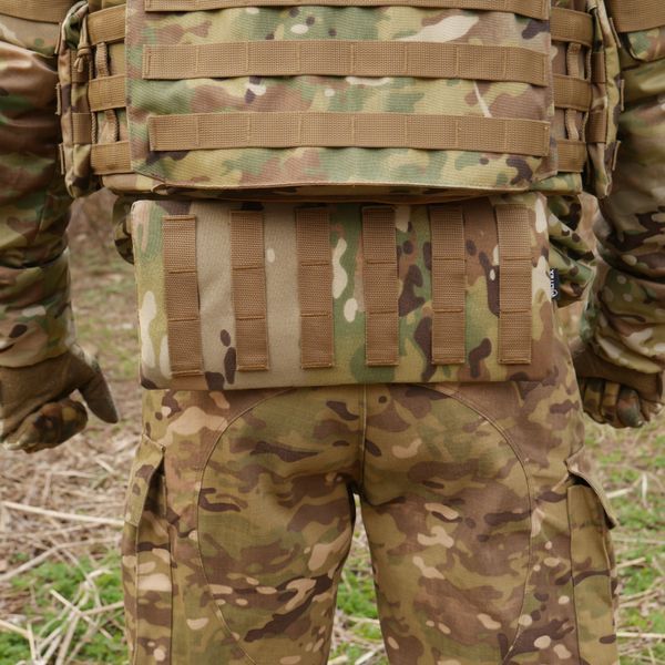 Захист попереку Kiborg з балістичним пакетом 1 клас захисту Militex Multicam 17000 фото