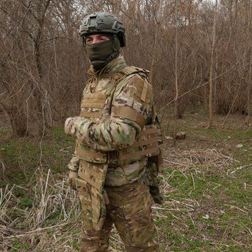 Бронекомплект Kiborg з балістичним захистом 1 клас захисту Militex Multicam 50501 фото