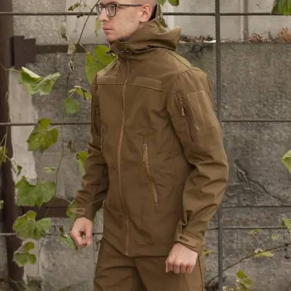 Куртка Soft Shell койот Софтшелл Демісезон 01743-4XL фото