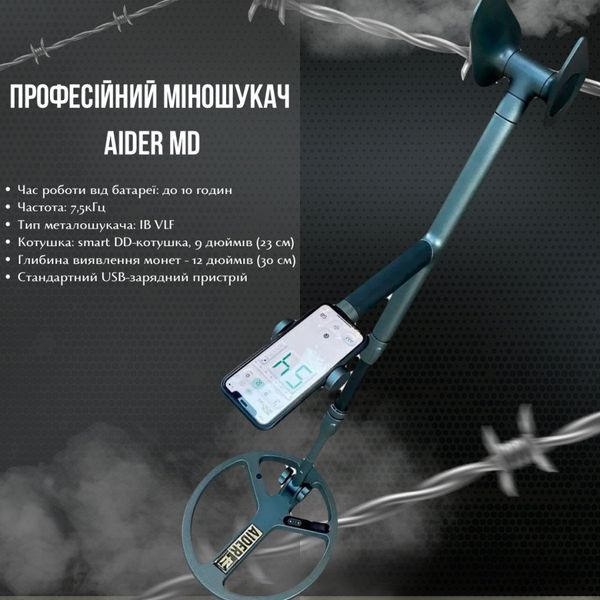 профессиональный миноискатель AIDER MD ЛН7252 16463 фото