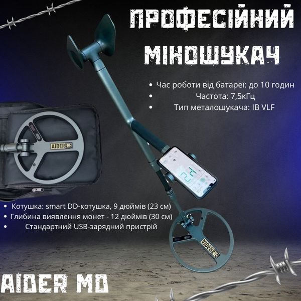 профессиональный миноискатель AIDER MD ЛН7252 16463 фото