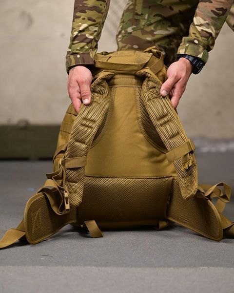 РЮКЗАК З ТРИМАЧЕМ ДЛЯ ШЛЕМУ BADGER OUTDOOR GUNNY 45Л РН3122 16765 фото