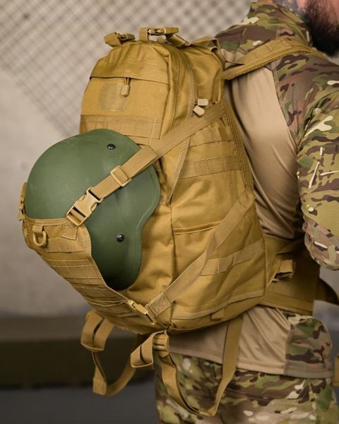 РЮКЗАК З ТРИМАЧЕМ ДЛЯ ШЛЕМУ BADGER OUTDOOR GUNNY 45Л РН3122 16765 фото