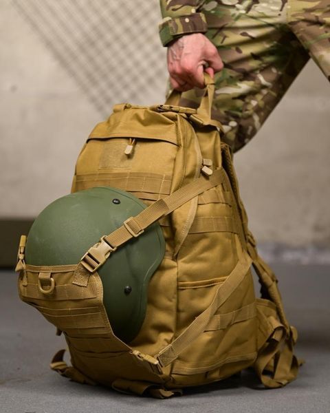 РЮКЗАК З ТРИМАЧЕМ ДЛЯ ШЛЕМУ BADGER OUTDOOR GUNNY 45Л РН3122 16765 фото