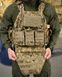Плитоноска 4 швидких скидання з наплічником Cordura піксель ПП4632 93112 фото 4