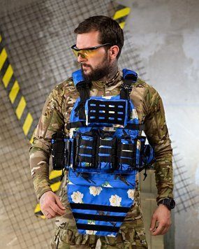 Плитоноска 4 швидких скидань з напашником NETFLIX SIR ПП4636 93116 фото