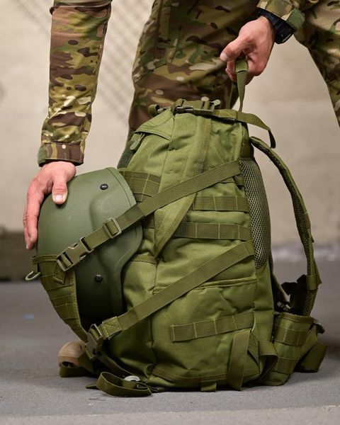 РЮКЗАК З ТРИМАЧЕМ ДЛЯ ШЛЕМУ BADGER OUTDOOR GUNNY 30Л РН3123 16766 фото