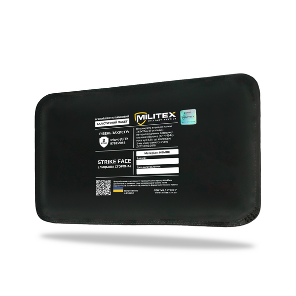 Баллистическая защита 2 класса для плитоноски Militex Pro Series (M-L) 29,5*14,7 см камербанд, 1 шт. 115533-2-К фото