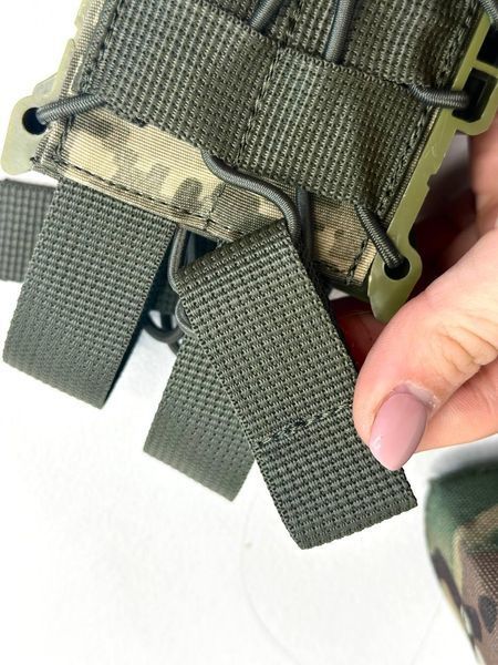 Подвійний Підсумок під магазин (2 ріжка) відкритий твердий 00806-О фото