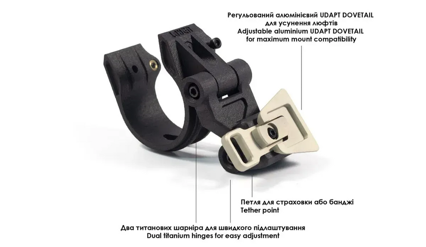 Кріплення адаптер J-arm для монокулярів NVLS J-ARM-NVLS фото