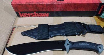 Мачете ніж kershaw camp 10 tan 02622 фото