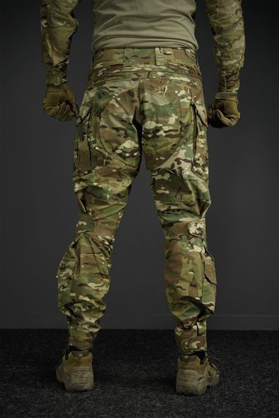 Штани з наколінниками Kalista Military Full-Pro ріп-стоп мультикам 1390-40 фото