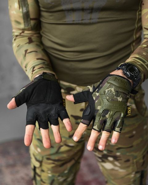 ПАРАЧАТКИ ТАКТИЧНІ MECHANIX M-PACT® FINGERLESS OLIVA GLOVES ВТ1023 87174 фото