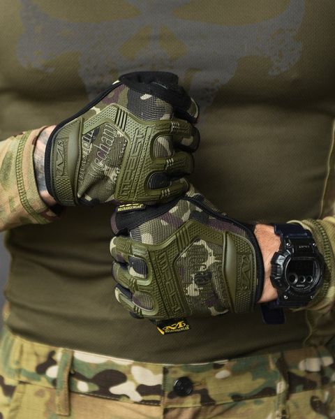 ПАРАЧАТКИ ТАКТИЧНІ MECHANIX M-PACT® FINGERLESS OLIVA GLOVES ВТ1023 87174 фото