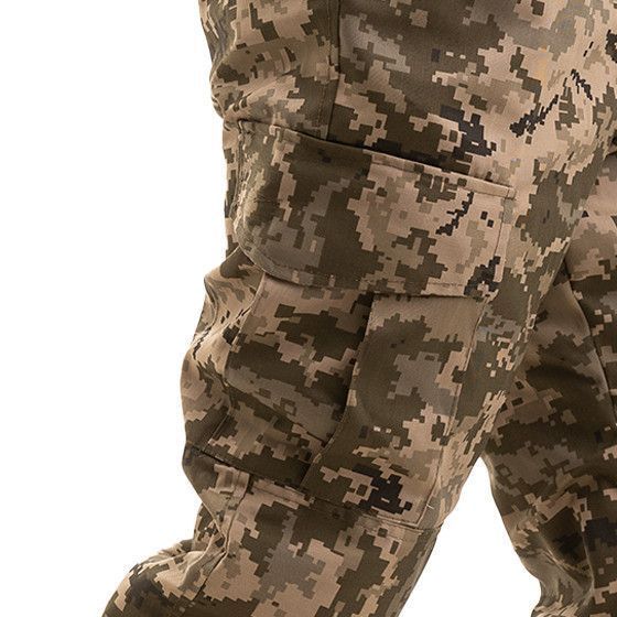 Зимовий комплект: Бушлат Soft Shell Grifon на флісі Піксель + штани на флісі Grifon піксель 01225069 фото