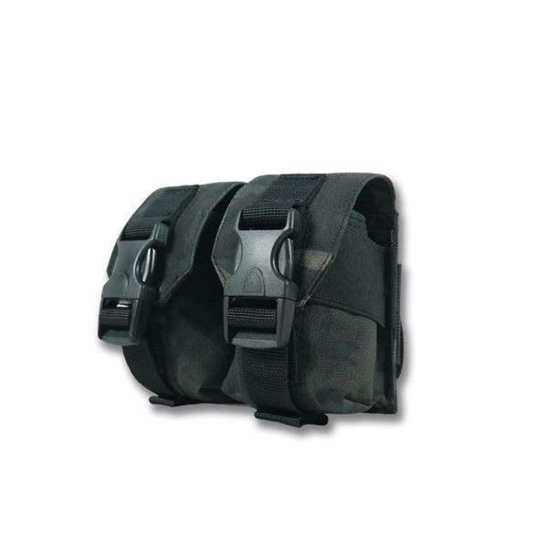 Подсумок под 2 гранаты Kiborg GU Double Mag Pouch (Черный мультикам) 2311-0126-00 фото