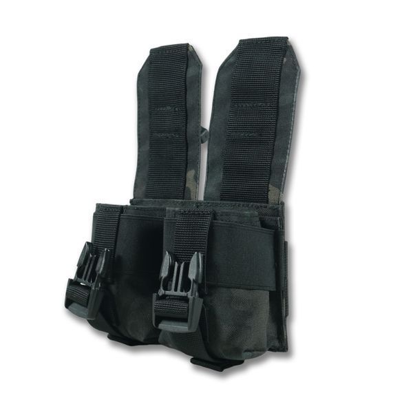 Подсумок под 2 гранаты Kiborg GU Double Mag Pouch (Черный мультикам) 2311-0126-00 фото