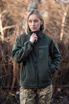 Кофта жіноча мікрофліс Olive R Military 00861-XXL фото