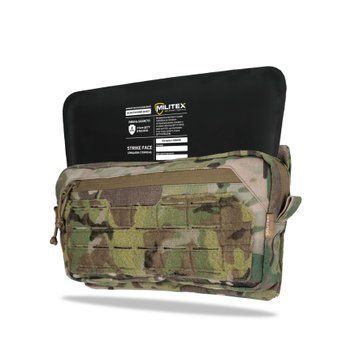 Подсумок под защиту живота Militex Мультикам из Cordura original USA (M) с баллистической защитой 2 класса 17042-2-К фото