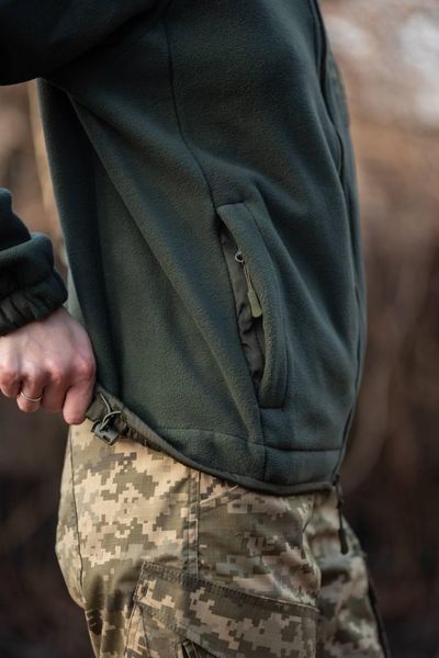 Кофта жіноча мікрофліс Olive R Military 00861-XXL фото