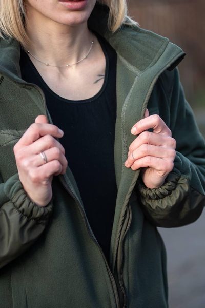 Кофта жіноча мікрофліс Olive R Military 00861-XXL фото