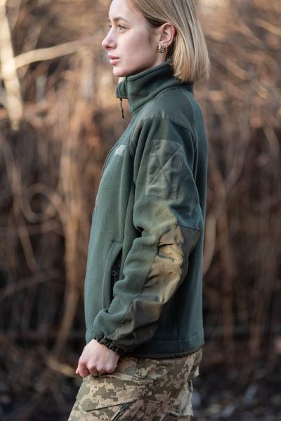Кофта жіноча мікрофліс Olive R Military 00861-XXL фото
