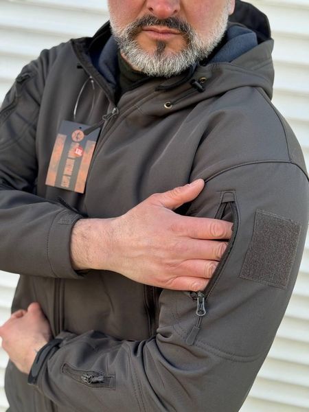 Куртка Soft Shell Tactical Series сірий 04493-4XL фото