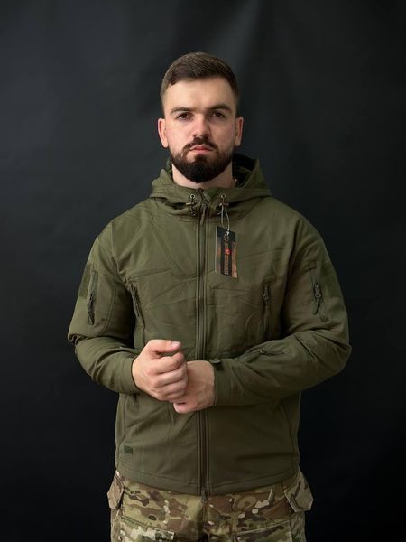 Тактична куртка soft shell olive BITT 01811-3XL фото
