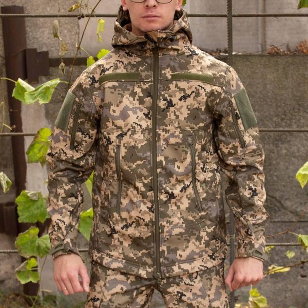 Куртка Soft Shell піксель Софтшелл Демісезон 01547-4XL фото