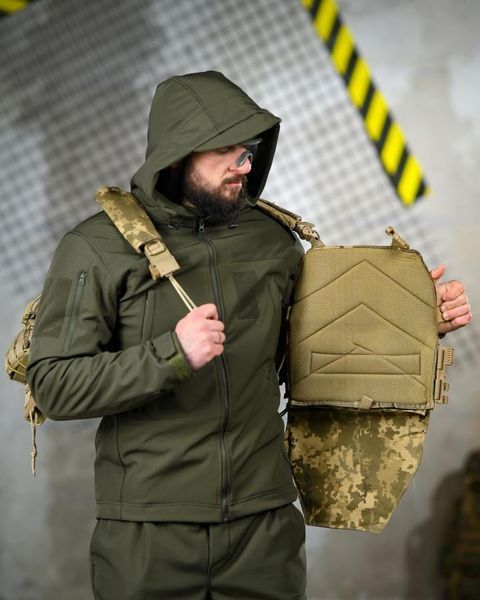 Плитоносій 4 швидких скидання з нашивкою 7.62 піксель ТР6430 94629 фото
