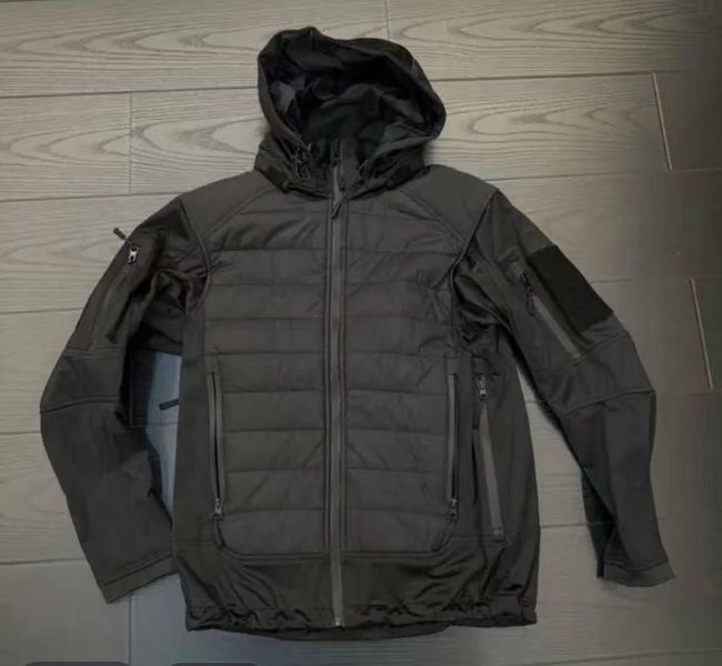 Весняна Тактична Полегшена Куртка Чорна Yinren 6.0 🐉 04546-XXXL фото
