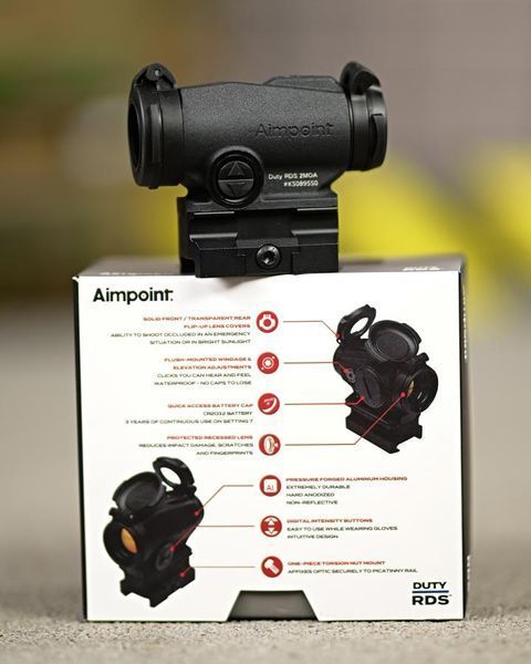 Коллиматорный прицел Aimpoint Duty RDS 2 MOA ТР6612 94919 фото