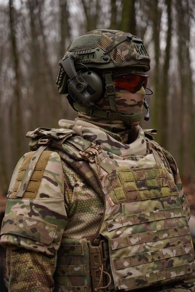 Захист шиї mod. 1 з балістичним захистом 2 клас Militex cordura USA Мультикам 17010-2-К фото