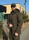 Військова куртка на флісі Soft Shell Military олива 02605 фото 16