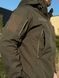 Військова куртка на флісі Soft Shell Military олива 02605 фото 12
