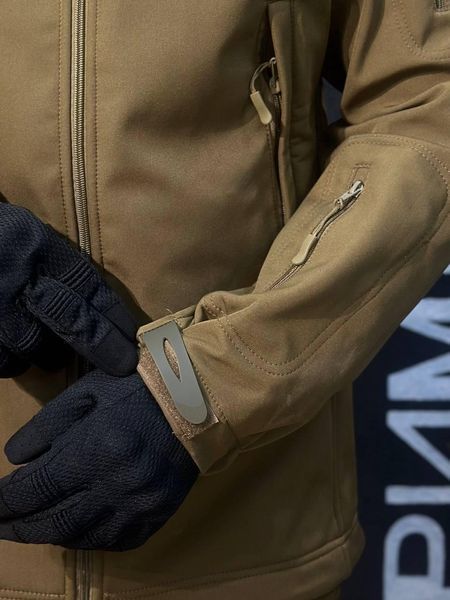 Тактична Куркта койот Soft Shell Patriot 2.0 Coyote Прихований Капюшон 03024-56 фото