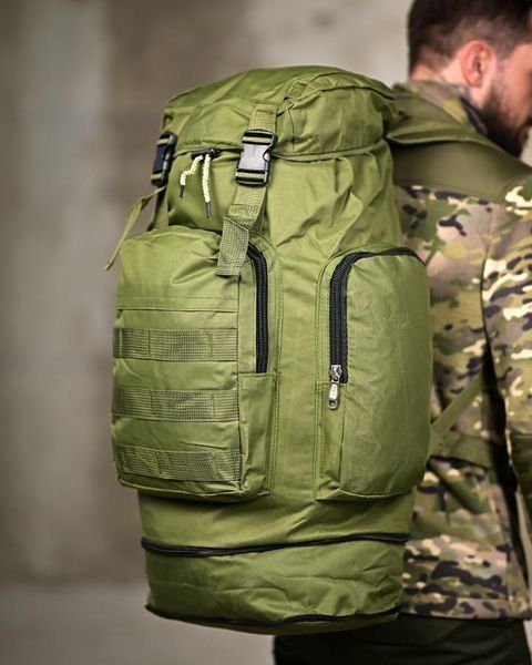 Тактический рюкзак Outdoor 70L олива ВТ6787 94106 фото