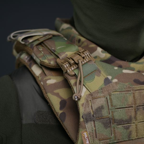 Защита шеи mod. 1 Kiborg с баллистической защитой 2 класс Militex Мультикам 17009-2-К фото