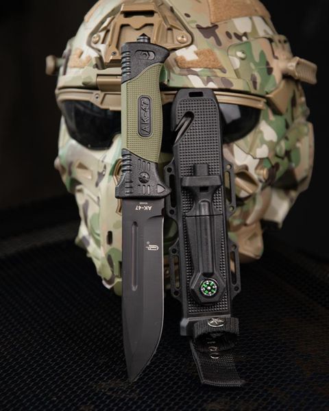 Ніж AK-47 oliva/black ВТ5553 97289 фото